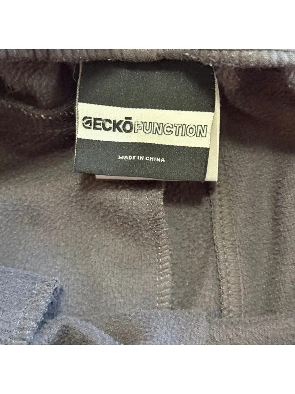 Ecko Function‎ Grey Tech Cargo Track Pants Baggy Cyber Y2K Gorpcore Mens Size S